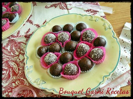 Bombones de avena y cacao