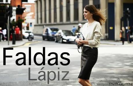 Faldas lápiz Faldas lápiz