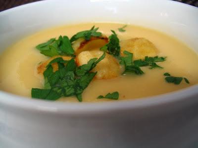 SOPA DE NABO Y CHIRIVÍA Y PATATAS RELLENAS