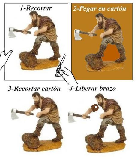 Portal de Belén animado con Arduino: el leñador Portal de Belén animado con Arduino: el leñador