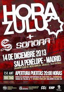 Hora Zulú darán un último concierto en Madrid el 14 de diciembre