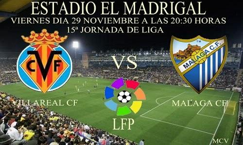 VILLAREAL CF  vs  MALAGA CF