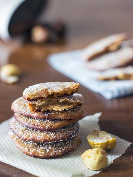 Chestnut biscuits, galletas de castañas, Monsabor