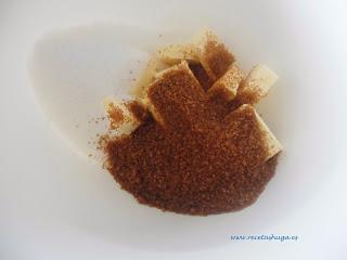 mantequilla y azúcar