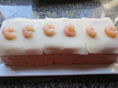 Lasaña de salmón y gambas