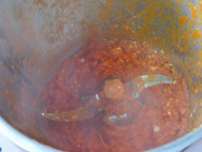 Lasaña de salmón y gambas