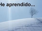 APRENDIDO… Reflexiones nuestra vida.