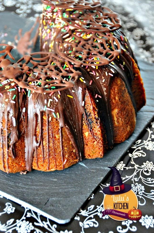 BIZCOCHO DE TERCIPELO BLANCO  (RECETA PARA HALLOWEEN)