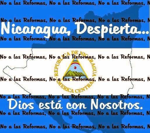 Nicaragua marchó y dijo NO a la reforma!!