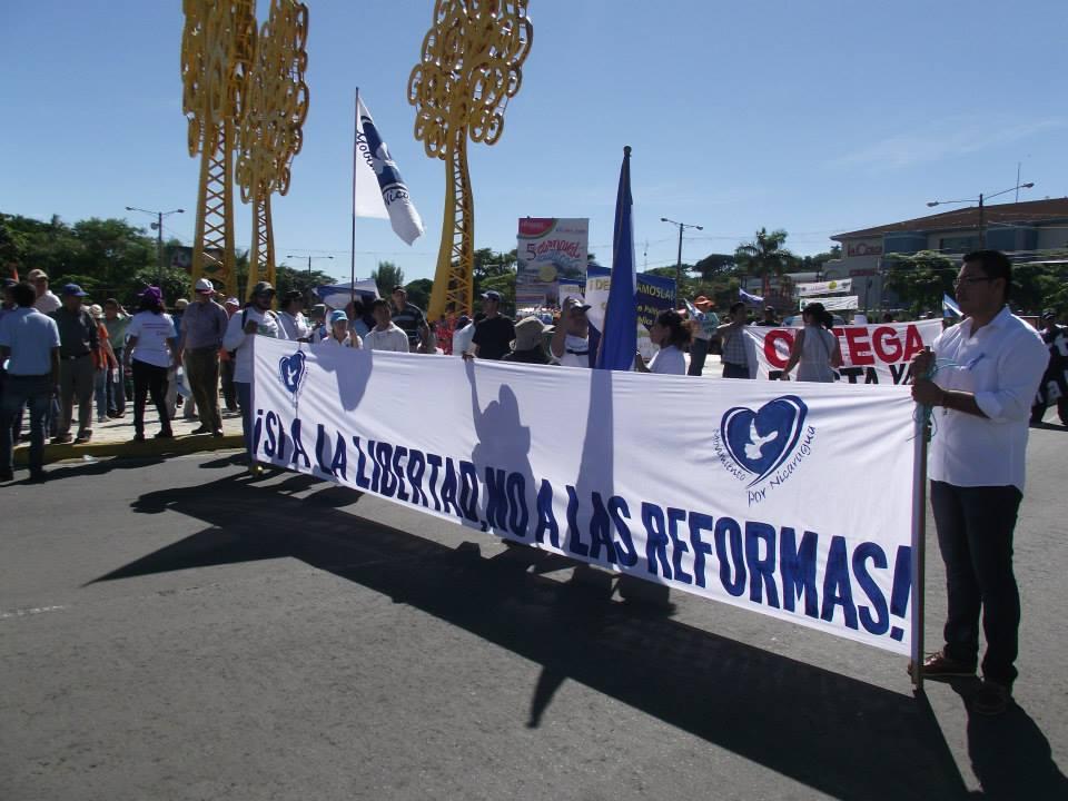 Nicaragua marchó y dijo NO a la reforma!!