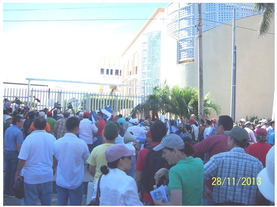 Nicaragua marchó y dijo NO a la reforma!!