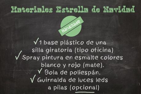 FINDE FRUGAL: DE BASE DE SILLA GIRATORIA A ESTRELLA NAVIDEÑA FINDE FRUGAL: DE BASE DE SILLA GIRATORIA A ESTRELLA NAVIDEÑA