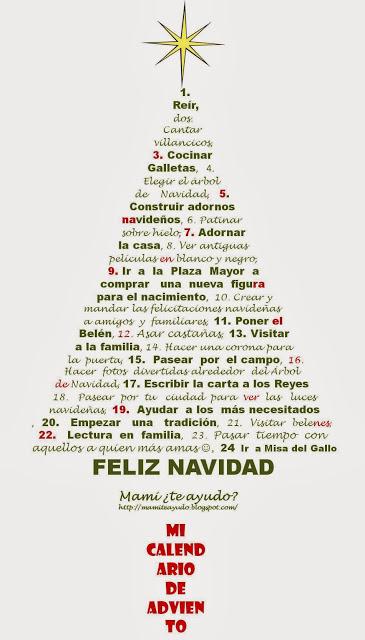 Mi calendario de adviento