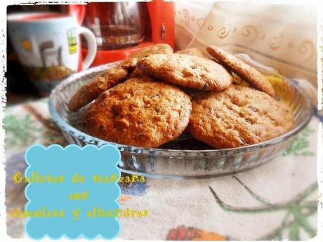 Cookies de manzana y chocolate