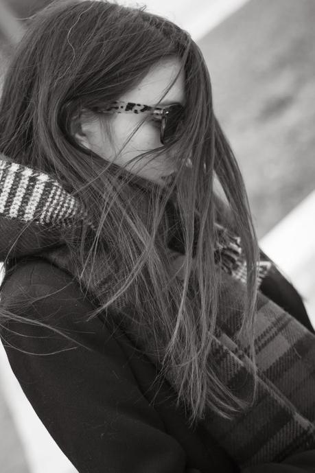 Maxi Scarf and Ripped Jeans