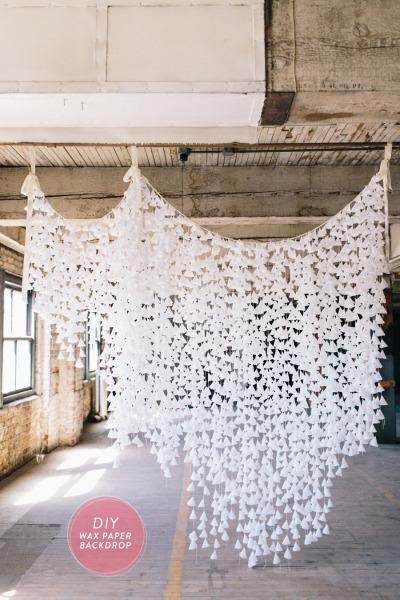 Wedding DIY: Cortina de Papel Wedding DIY: Cortina de Papel
