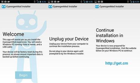 CyanogenMod Installer.