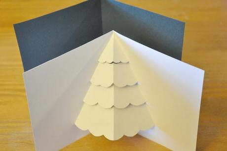 felicitacion navidad postal DIY papeleria manualidades