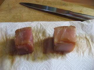 TATAKI DE BONITO MARINADO CON ALCAPARRAS