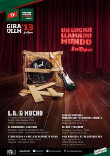 Gira ULLM'13: L.A & Mucho Juntos en Zaragoza, Lleida y Vitoria