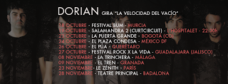 Dorian actuarán en La Riviera madrileña el 24 de abril de 2014