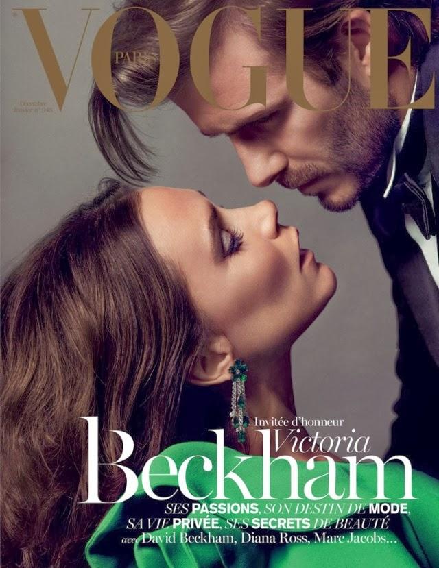 David & Victoria Beckham Cover Vogue Paris