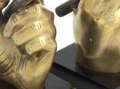 Golden Cigar Bookends