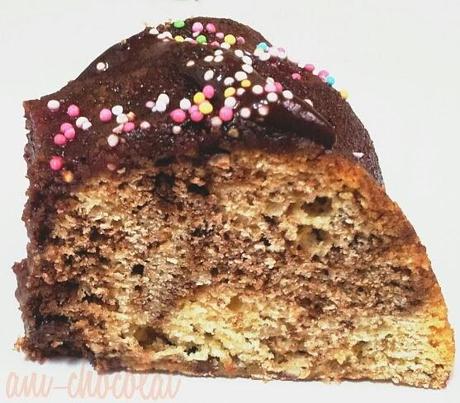 Kugelhopf de chocolate (postre popular alemán)