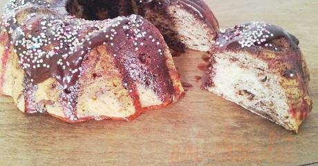 Kugelhopf de chocolate (postre popular alemán)