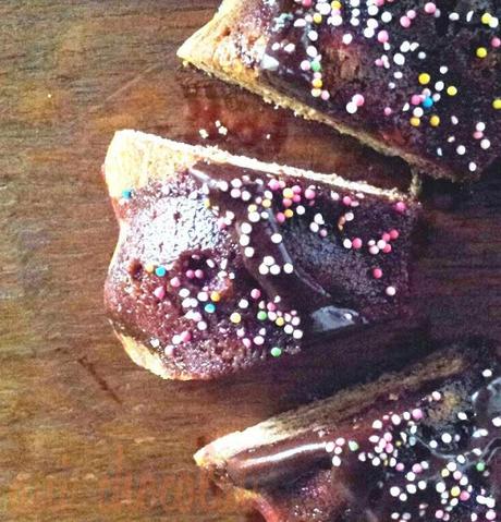 Kugelhopf de chocolate (postre popular alemán)