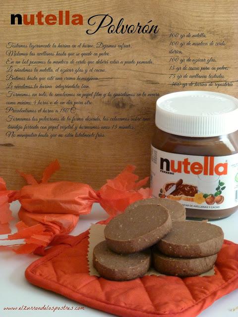 Polvorones de Nutella