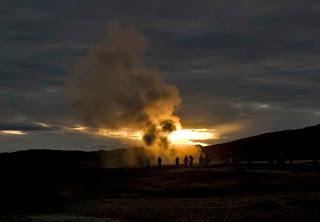 Geyser, Islandia, Long Exposure