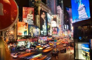 Times Square, New York, Long Exposure