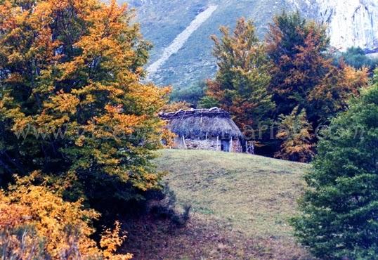 Frontera de naturaleza asturiana entre brañas y vaqueiros, Somiedo