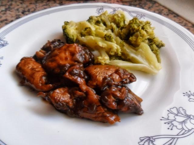 Pollo con vinagre balsamico y miel