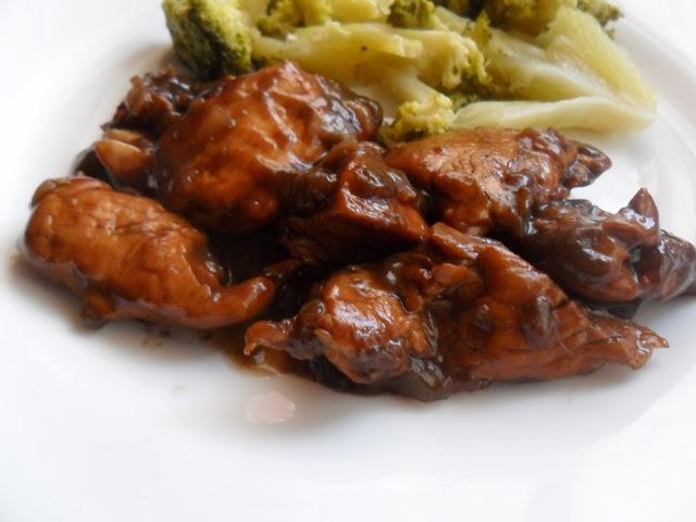 Pollo con vinagre balsamico y miel