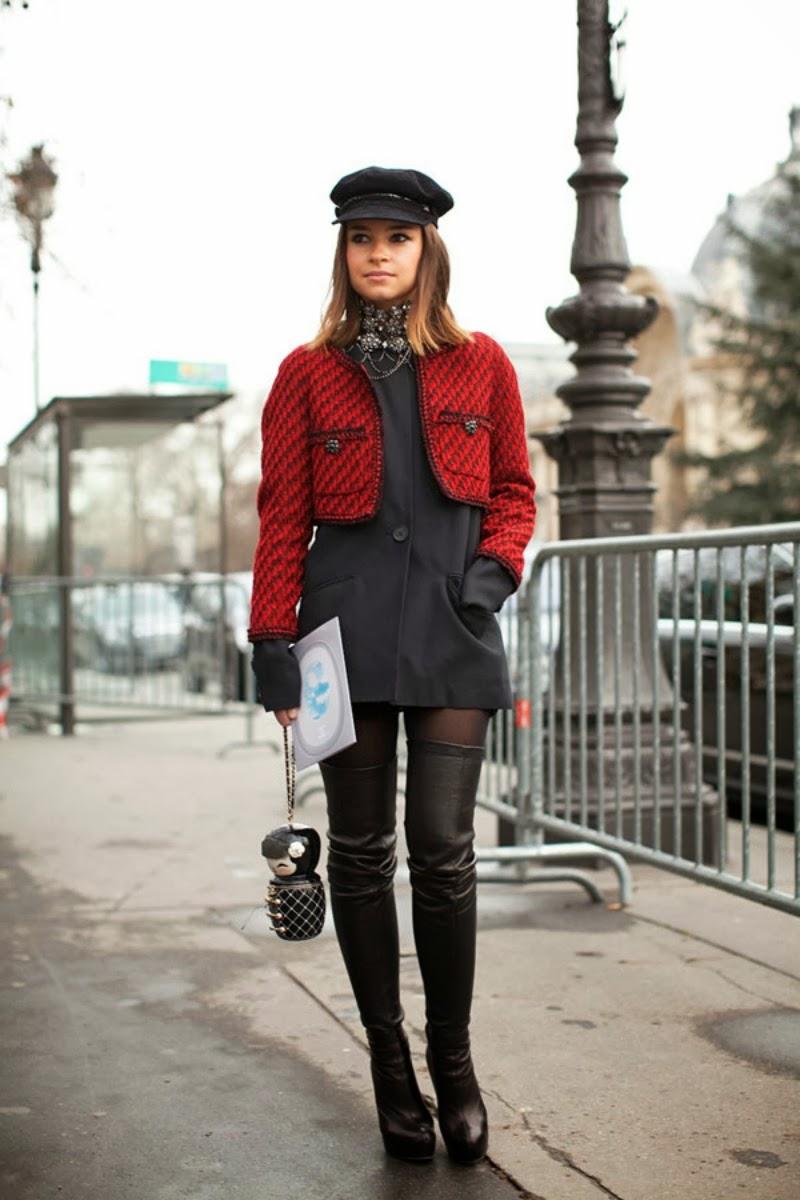 Thigh high boots trend