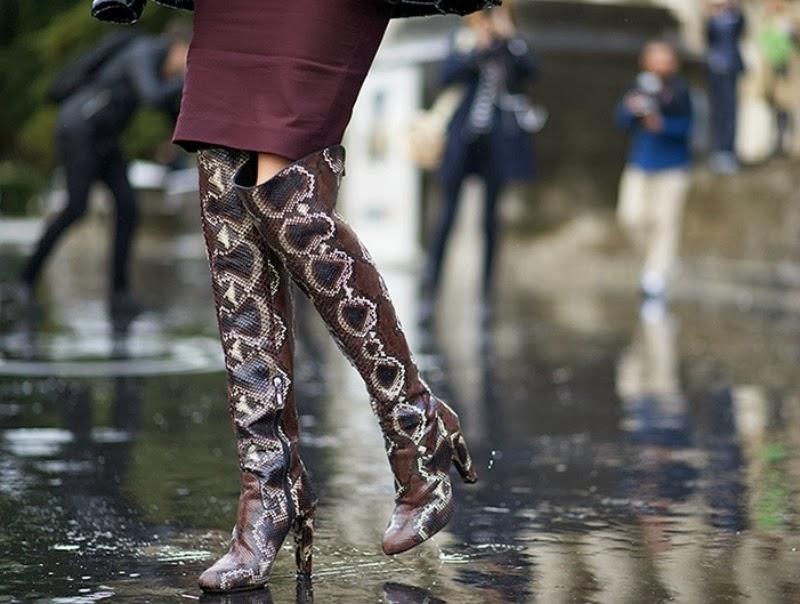 Thigh high boots trend