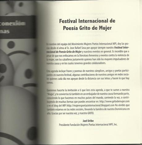 Poemas Grito de Mujer en Agenda Para Poder Vivir, República Dominicana