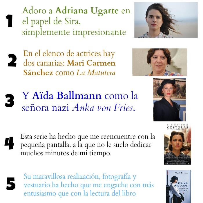 5 razones por las que no me pierdo El tiempo entre costuras de A3