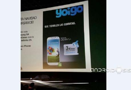 Phone House sacará mañana el Samsung Galaxy S4 con Yoigo por 3 euros/mes