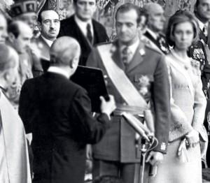 proclamación del Juan Carlos como Rey de España
