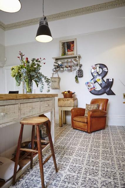 Cocina británica de estilo campestre