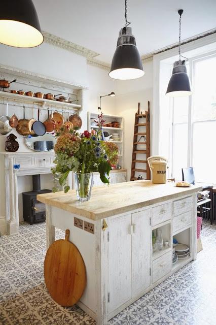 Cocina británica de estilo campestre