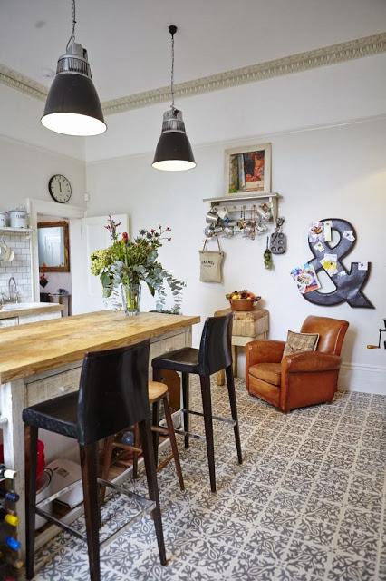 Cocina británica de estilo campestre