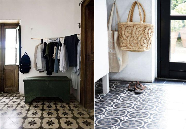 baldosas hidráulicas, a mis pies