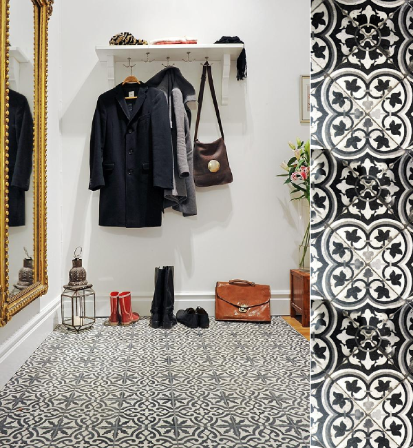 baldosas hidráulicas, a mis pies