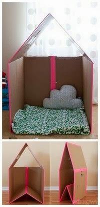 IDEAS PARA REGALAR: CASAS DE CARTON