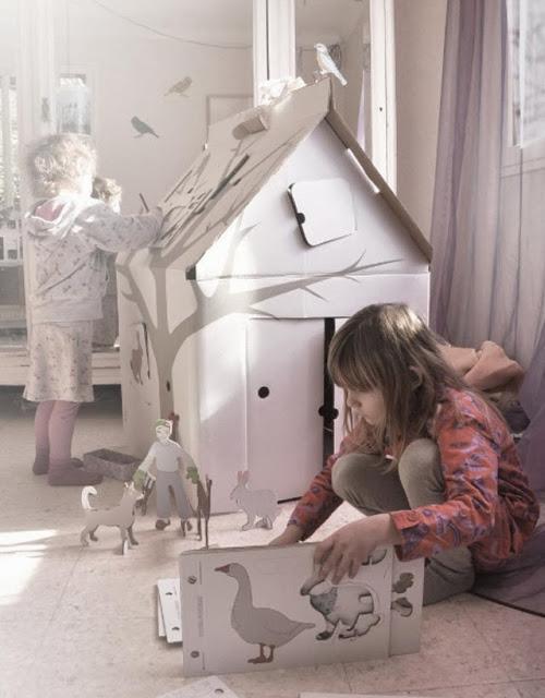 IDEAS PARA REGALAR: CASAS DE CARTON