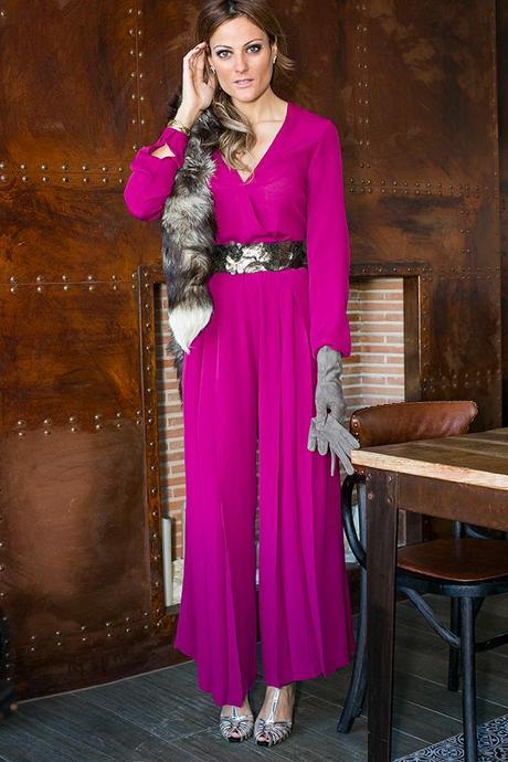 OUTFITS, Photoshoots, tous, Hoss Intropia, mono asos, jumpsuit, guantes one-t´s, elie saab, heelstique, fur scarf, the chatter, cristina blanco, guia de estilo, guiadeestilo, spanish fashion bilog